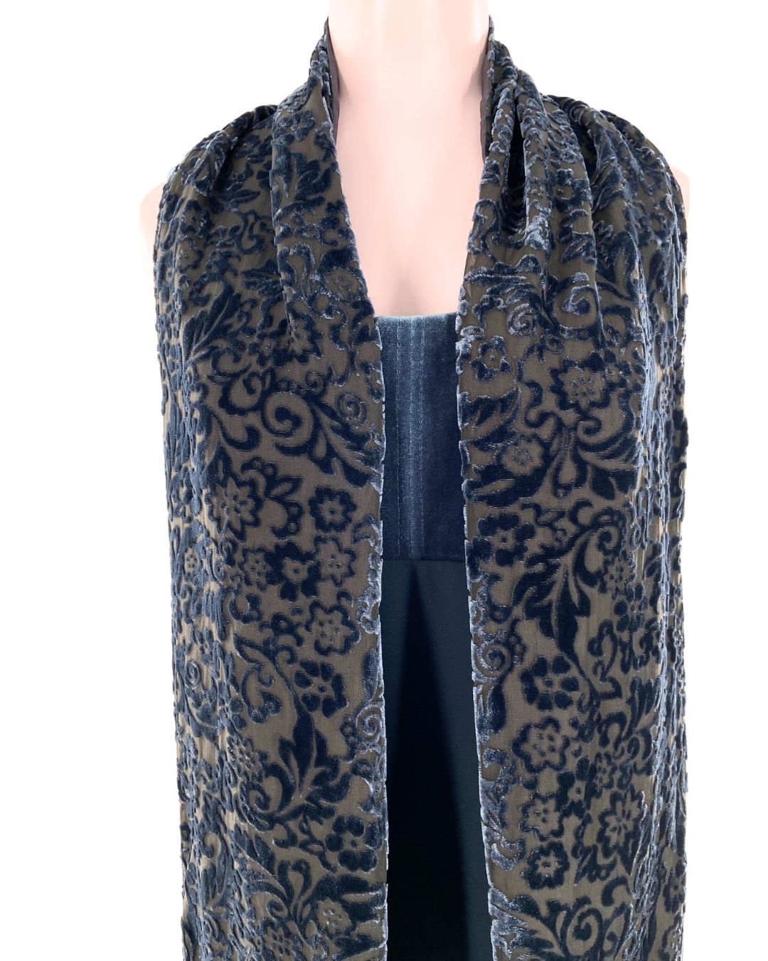 Maxi vestido en velvet