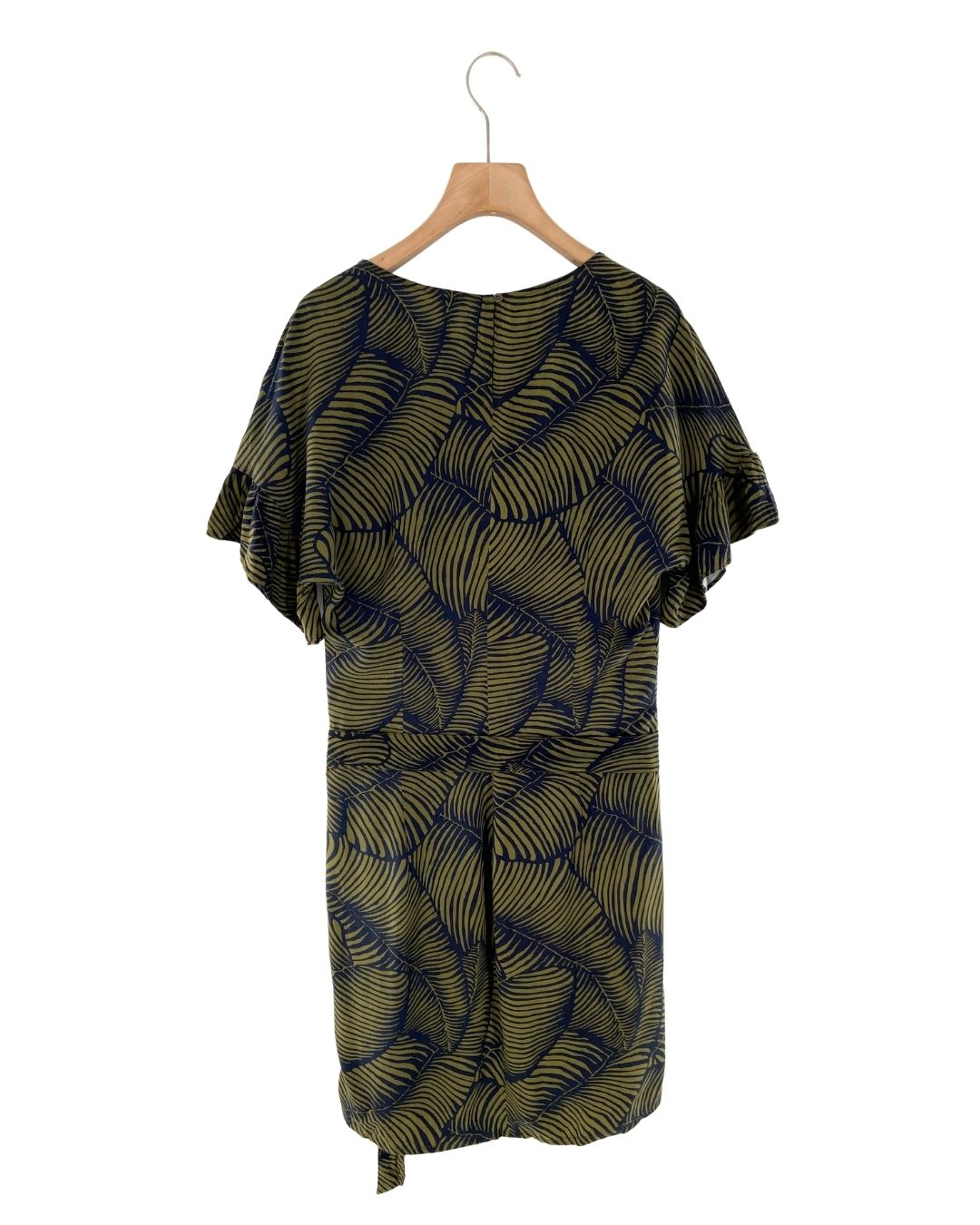 Vestido midi con cinturon