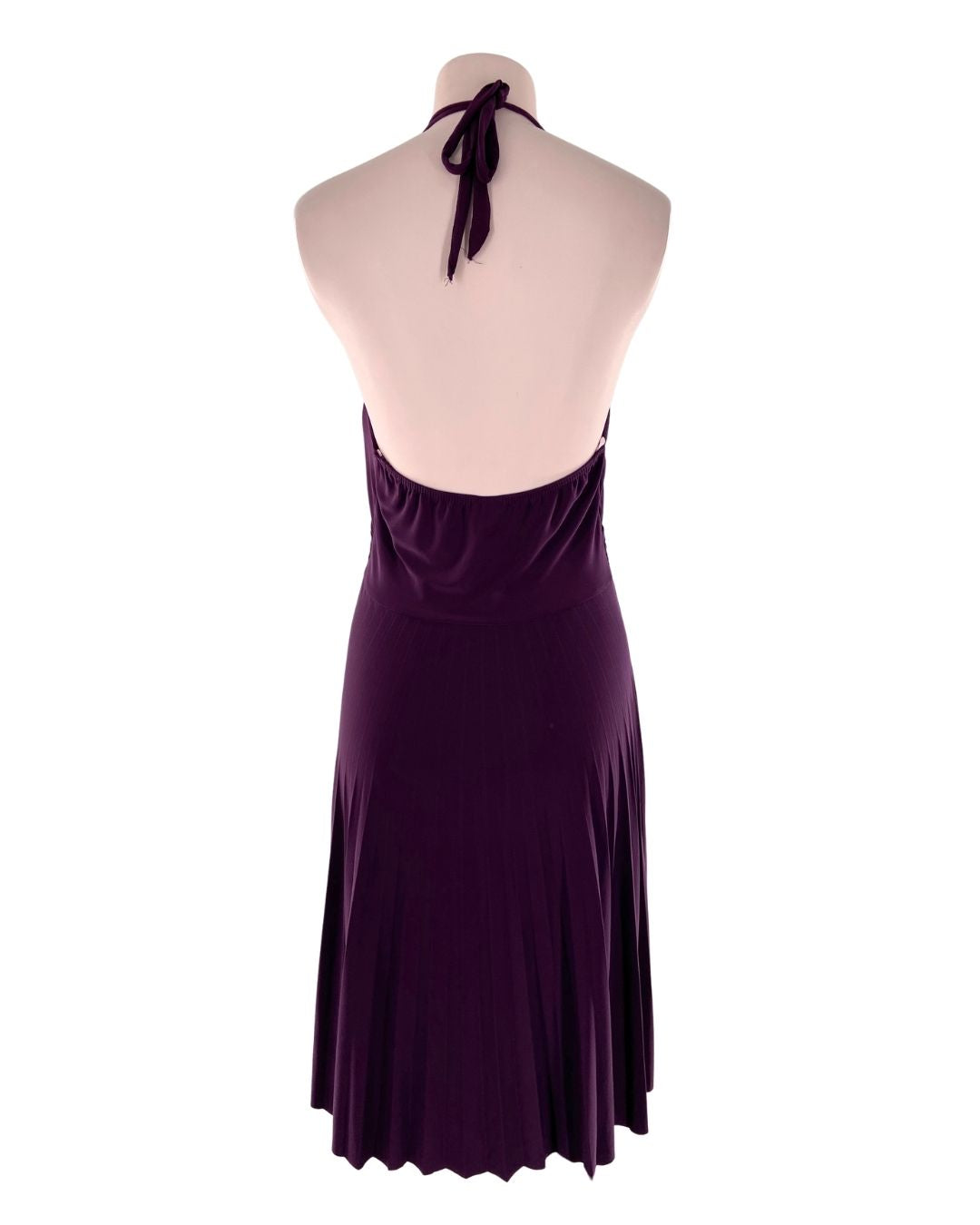Vestido falda plisada