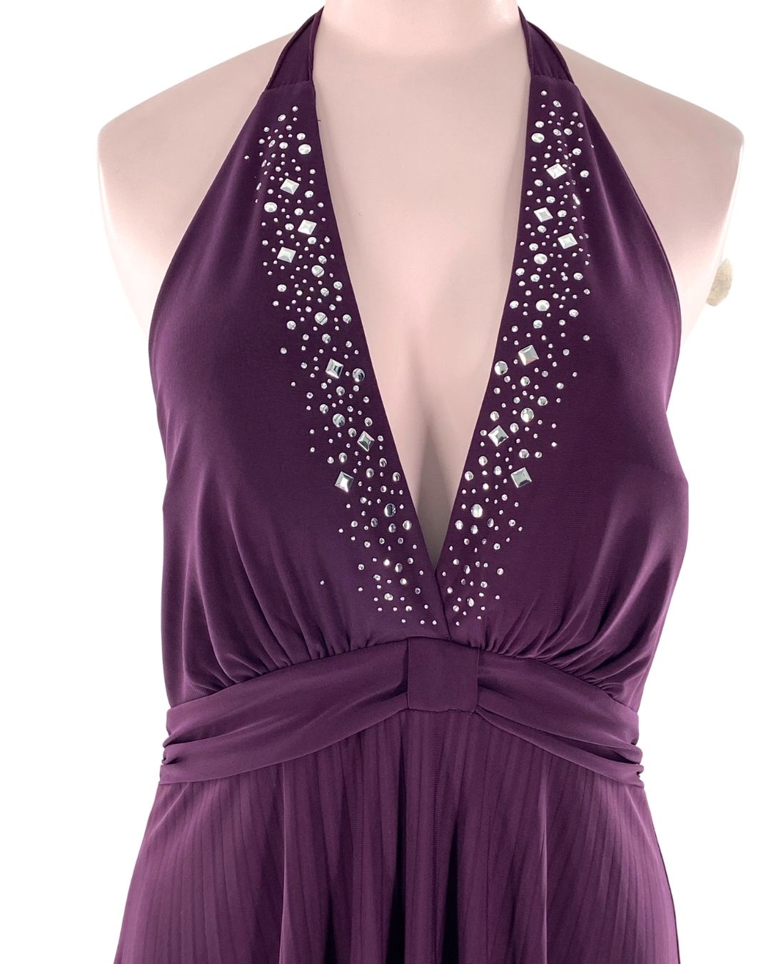 Vestido falda plisada