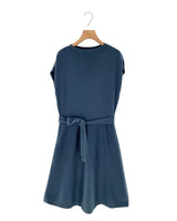 Vestido tejido falda amplia