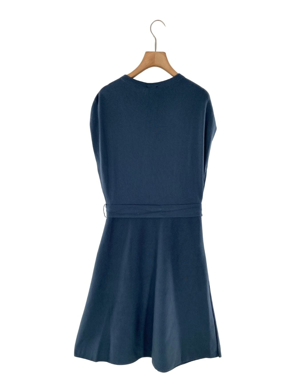 Vestido tejido falda amplia