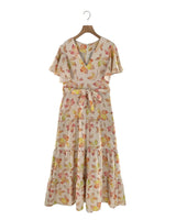 Maxi vestido falda amplia