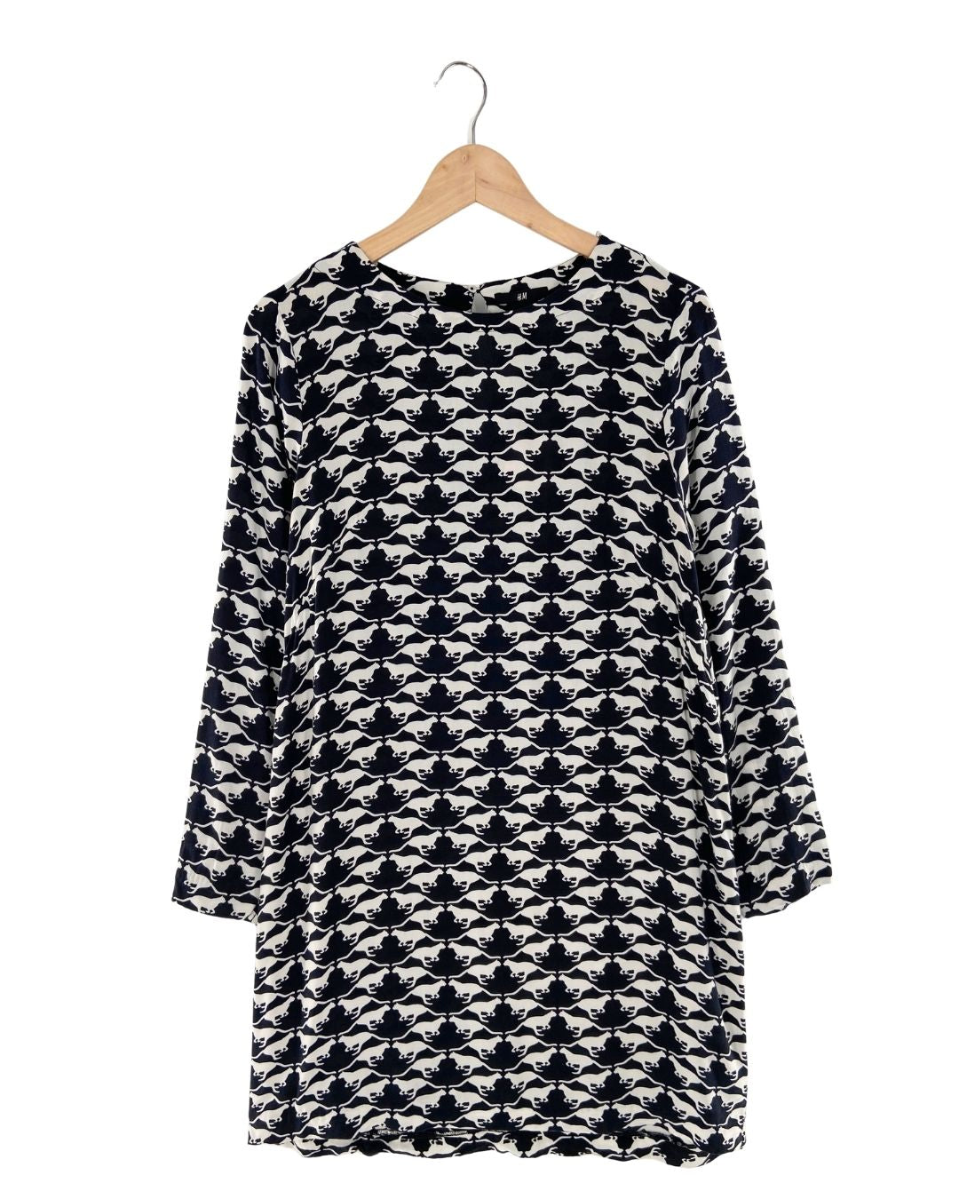 Vestido mini manga larga