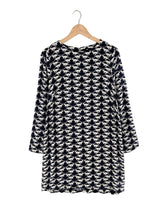 Vestido mini manga larga
