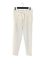 Pantalon paper bag con textura
