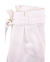 Pantalon paper bag con textura