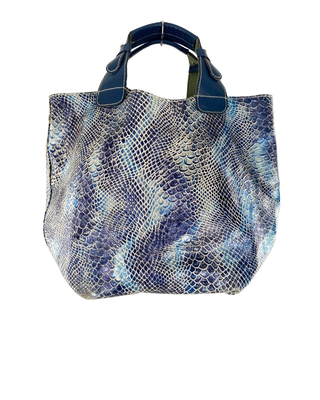 Cartera tote en cuero