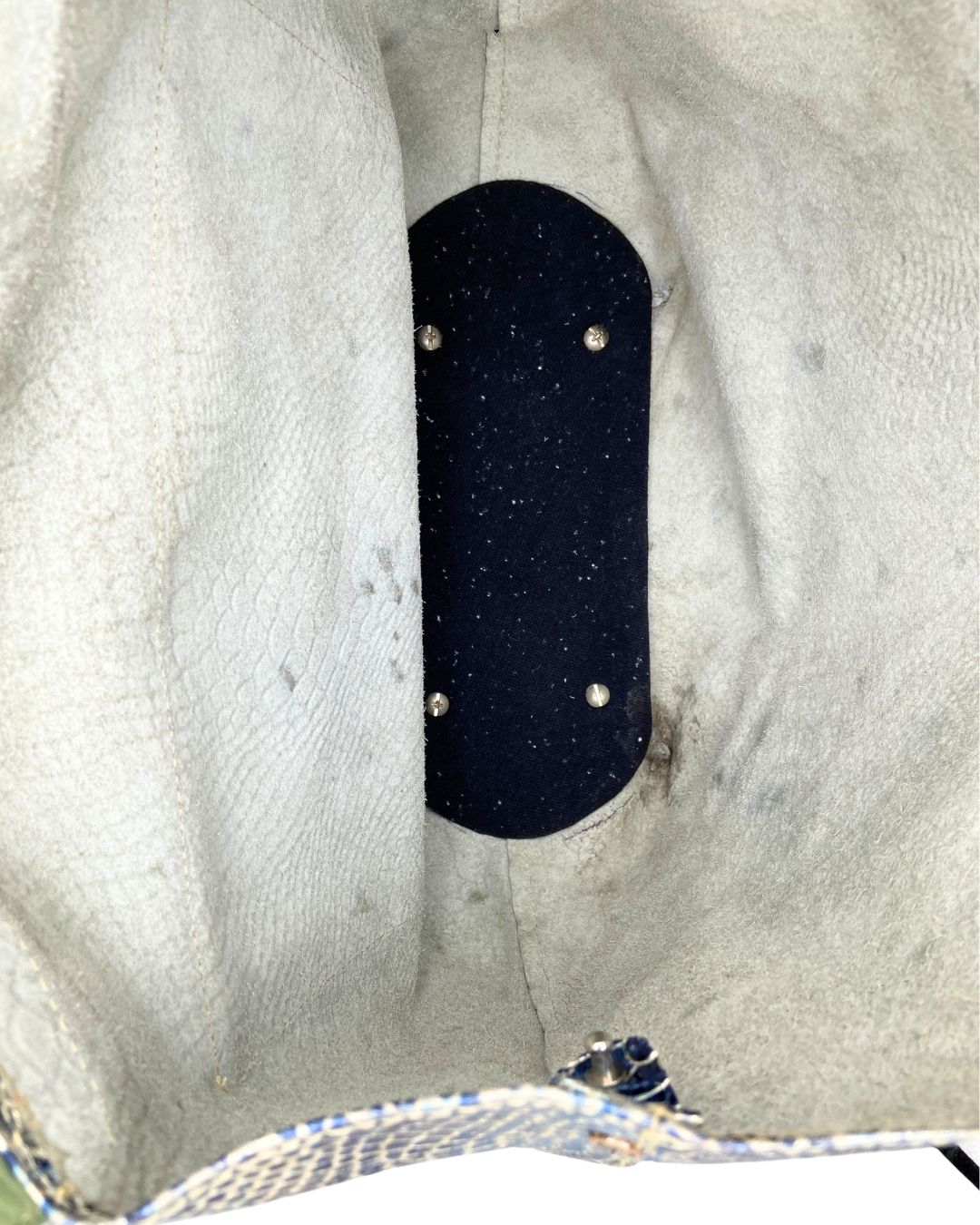 Cartera tote en cuero