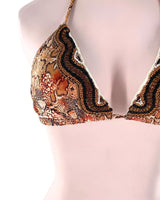 Bikini anudado con mostacillas