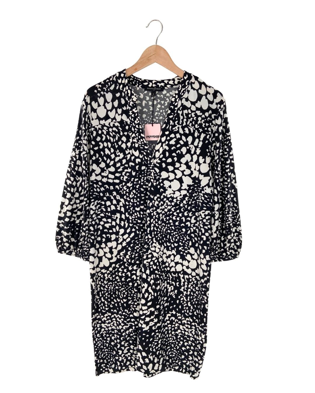 Vestido midi manga 3/4