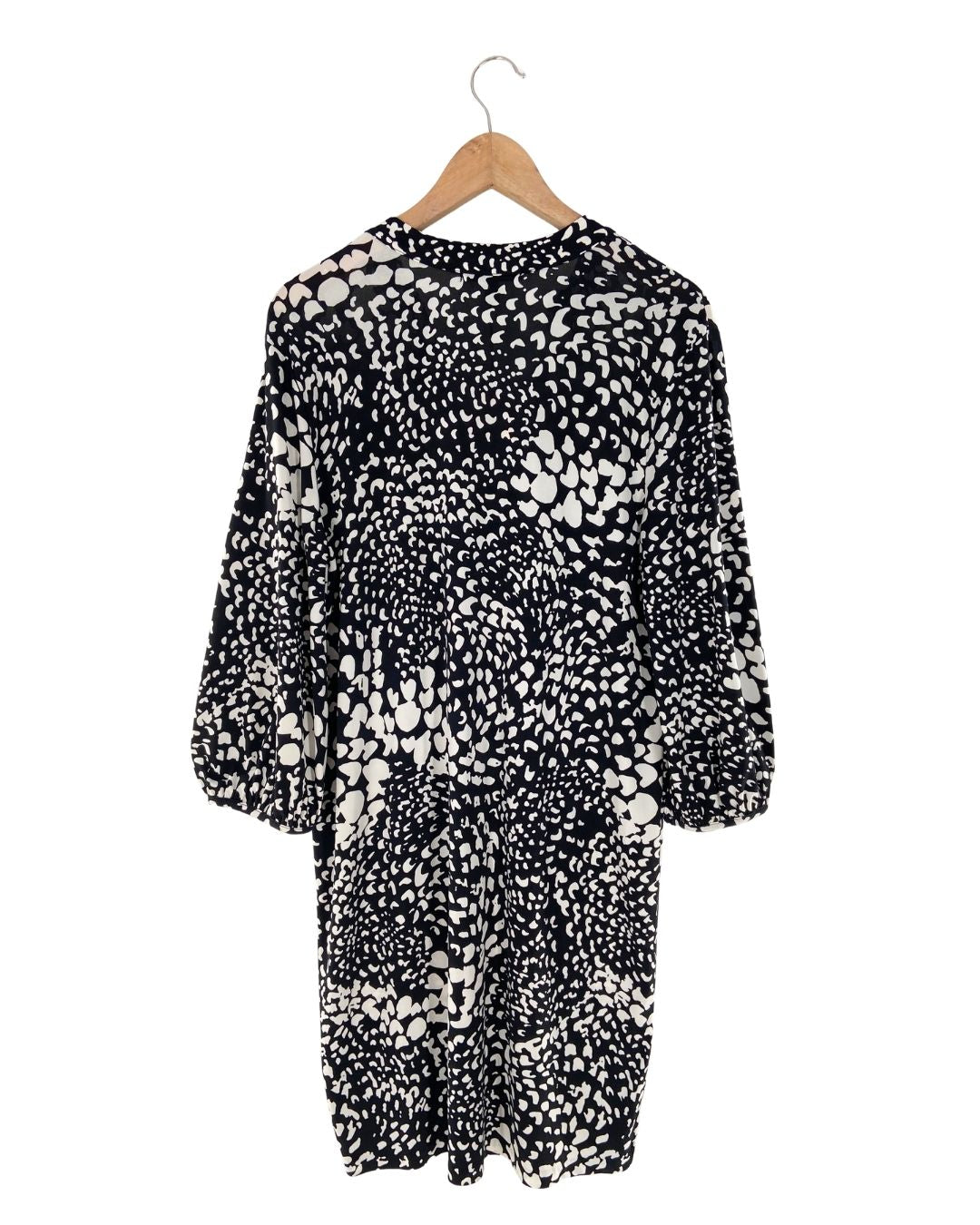 Vestido midi manga 3/4