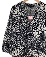 Vestido midi manga 3/4