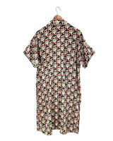 Maxi vestido print vintage