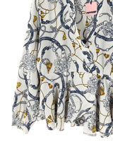 Blusa manga larga print cadena