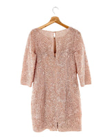 Vestido en mesh bordado