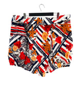 Blusa cuello amplio con print