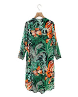 Sobretodo long size print