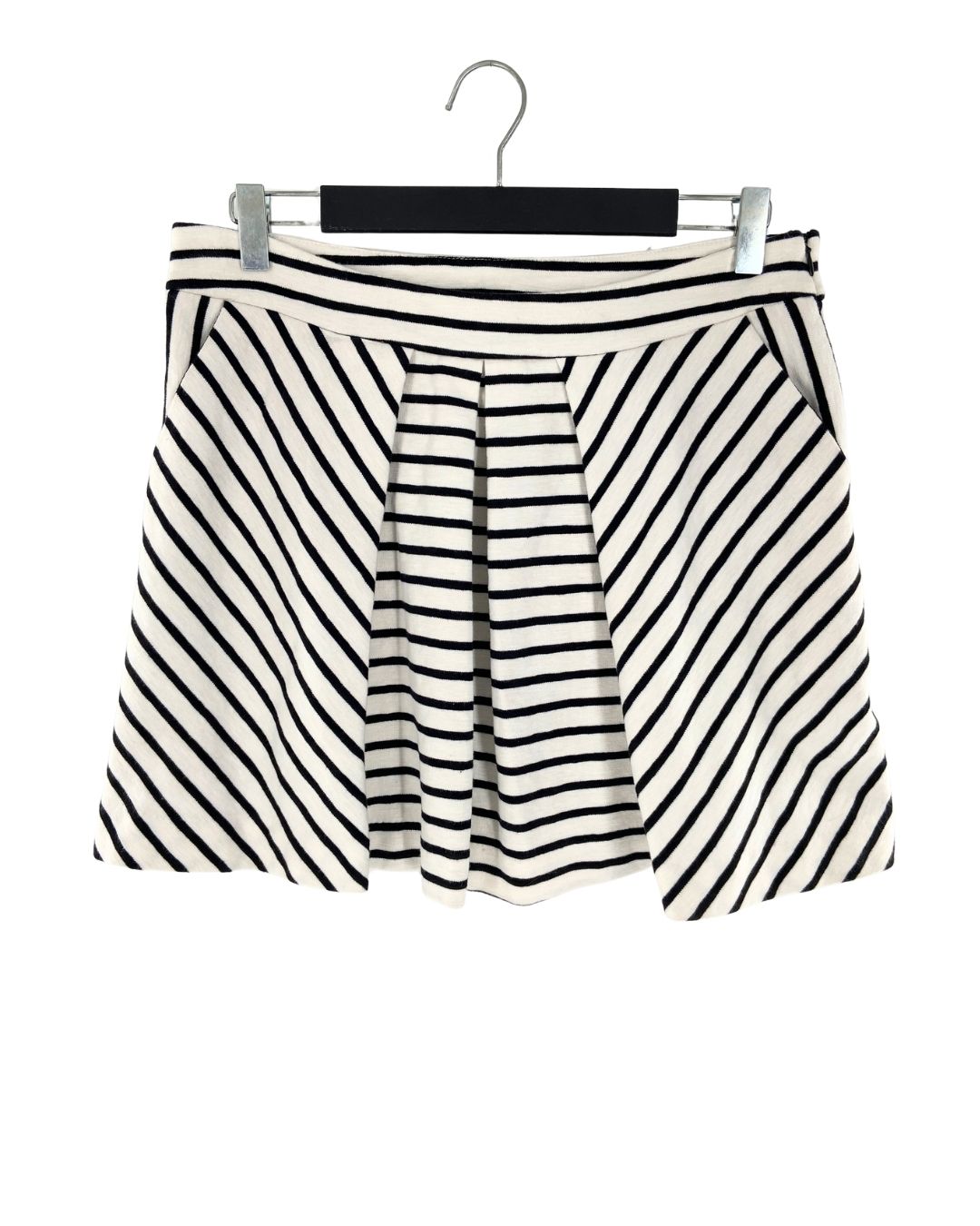 Falda mini a rayas