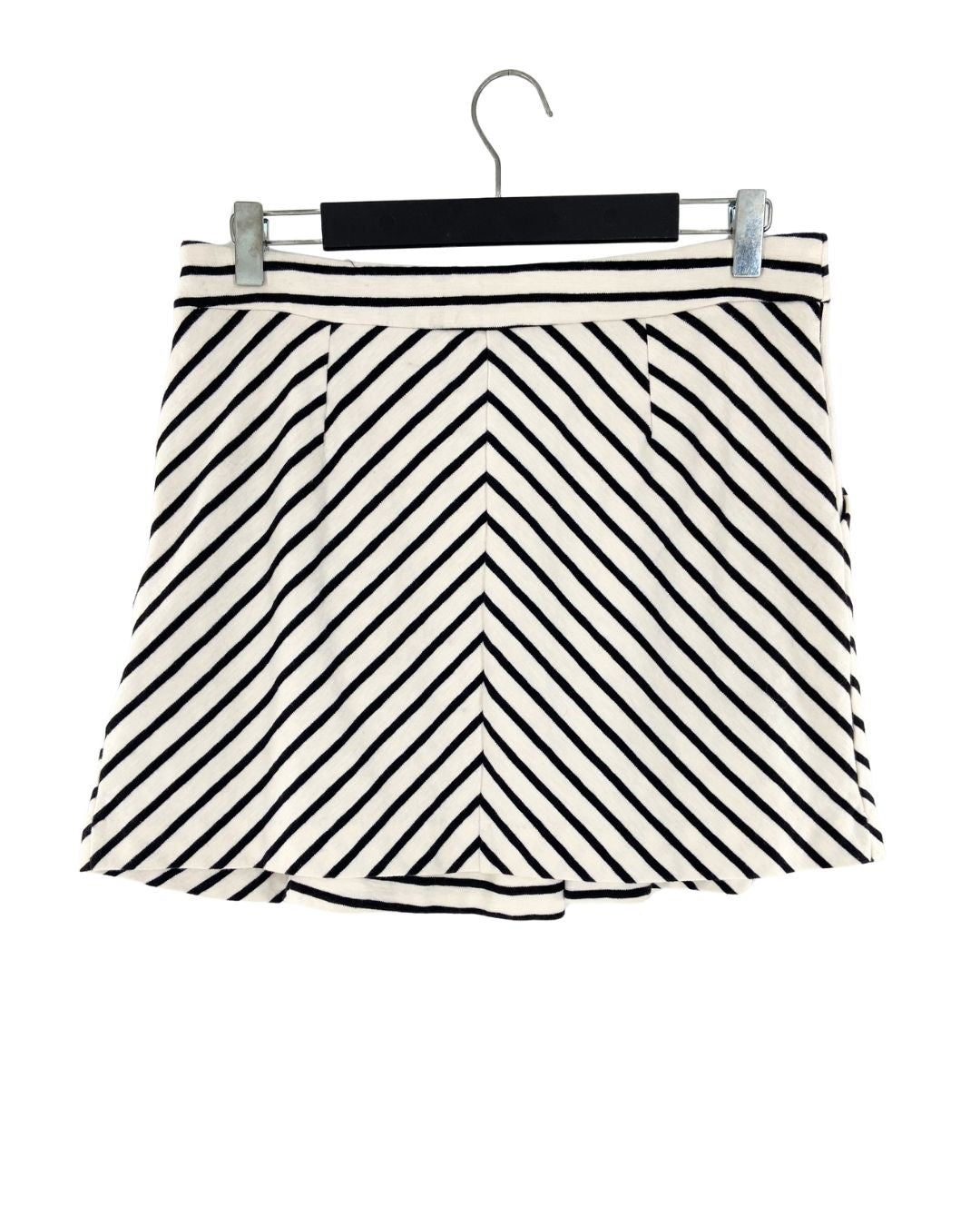 Falda mini a rayas