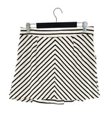 Falda mini a rayas