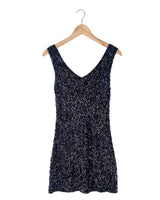 Vestido midi en lentejuelas