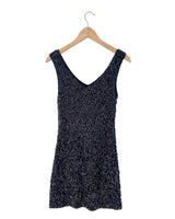 Vestido midi en lentejuelas
