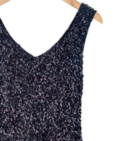Vestido midi en lentejuelas