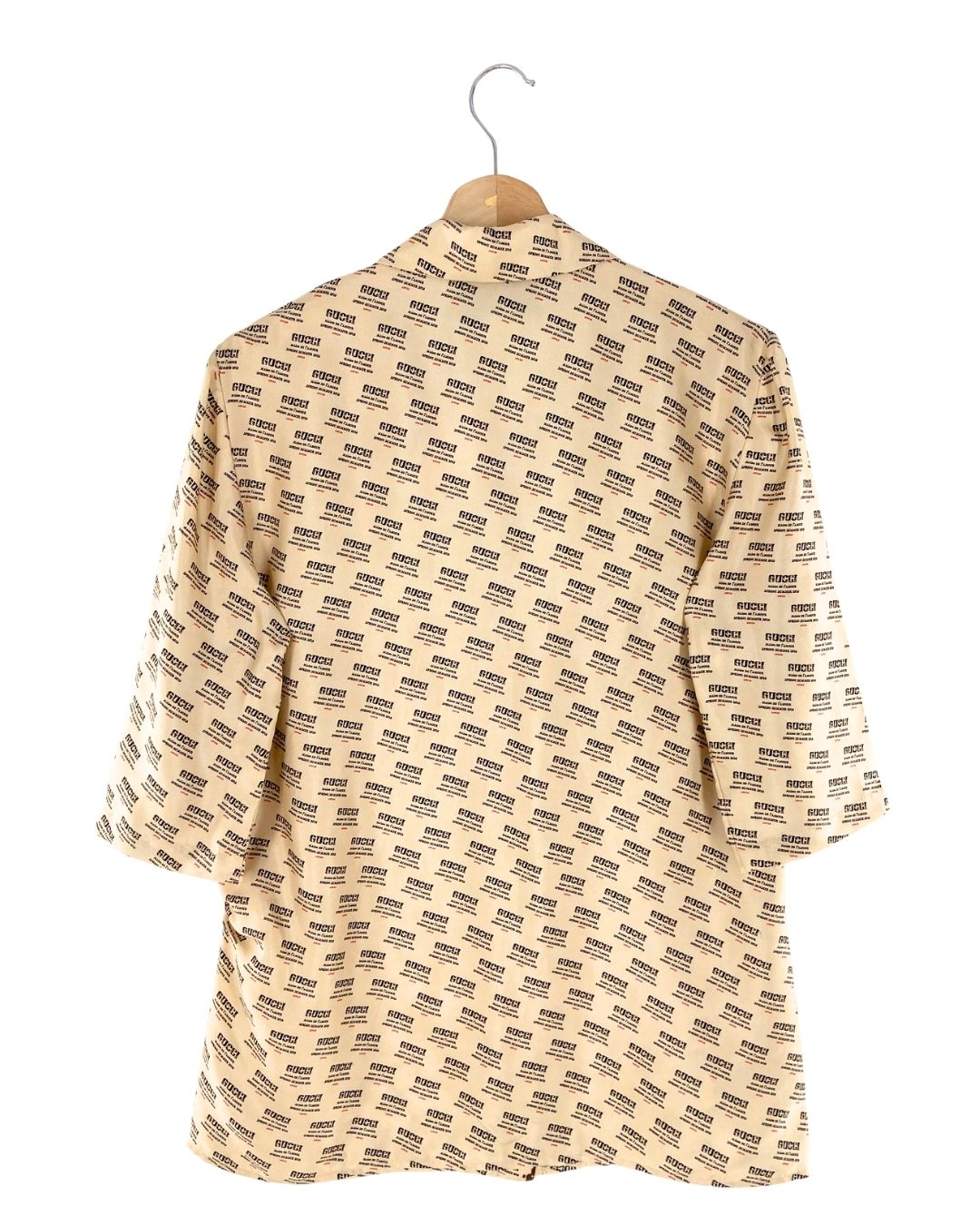 Camisa branded en seda