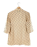 Camisa branded en seda