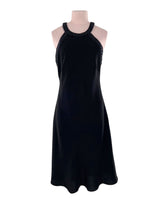 Vestido midi cuello halter