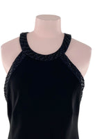 Vestido midi cuello halter