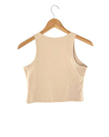 Blusa crop sleeveless licrada