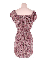 Vestido mini con vuelo print