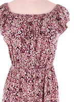 Vestido mini con vuelo print