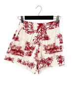 Short mini con prenses print