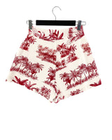 Short mini con prenses print