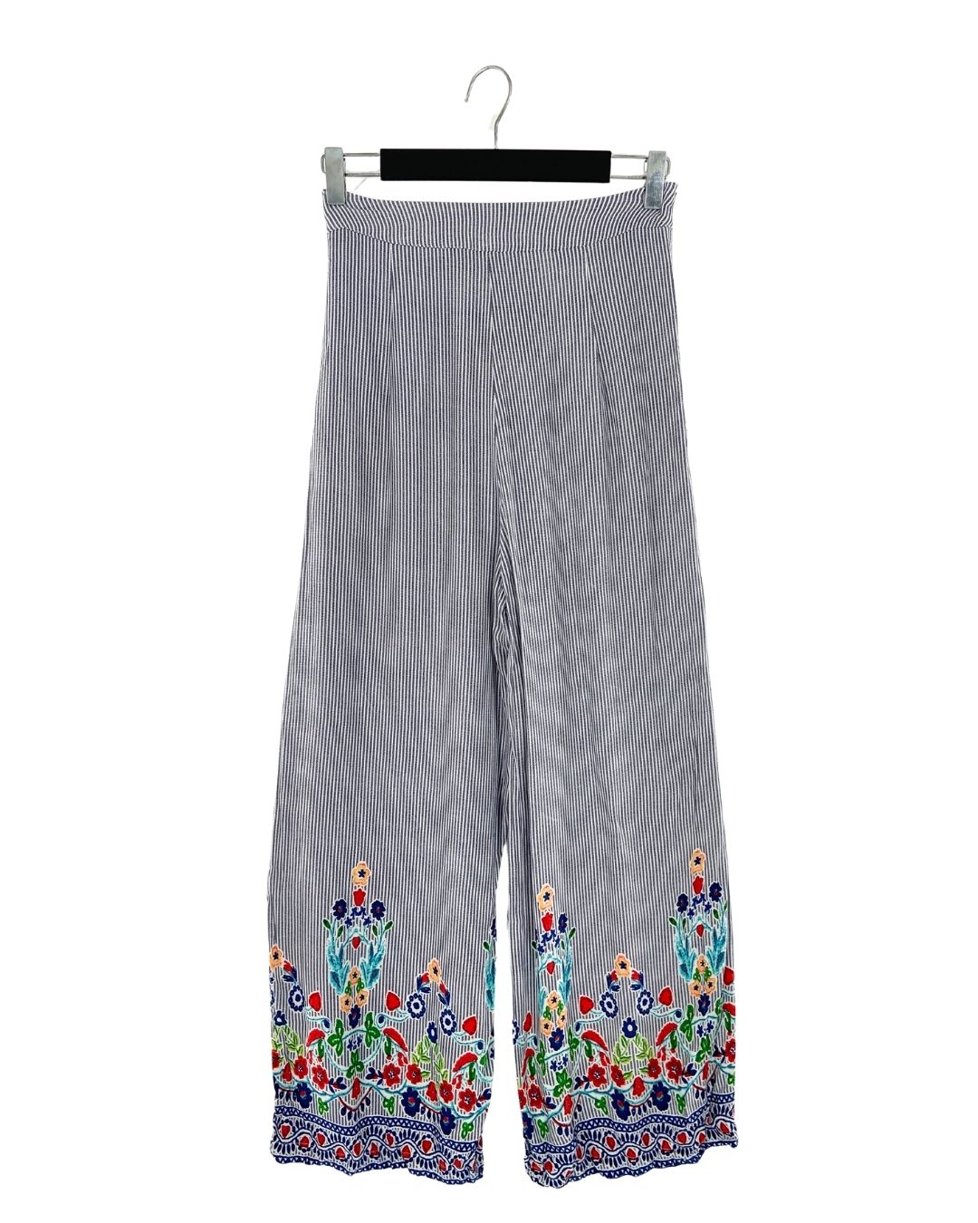 Pantalon a rayas tiro alto