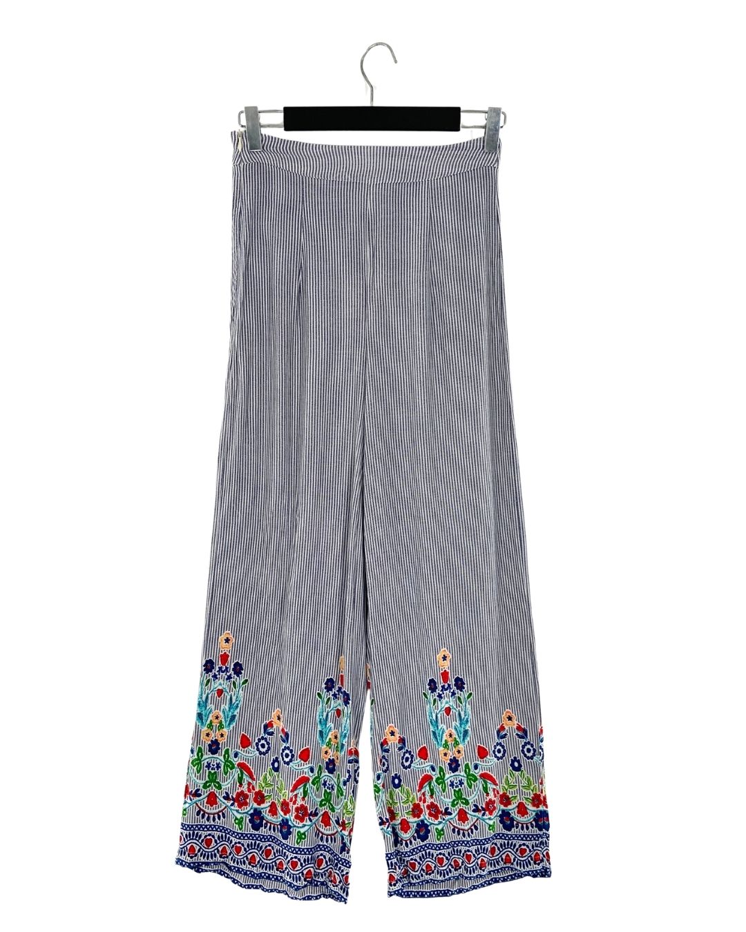 Pantalon a rayas tiro alto