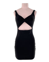 Vestido mini canale cut out