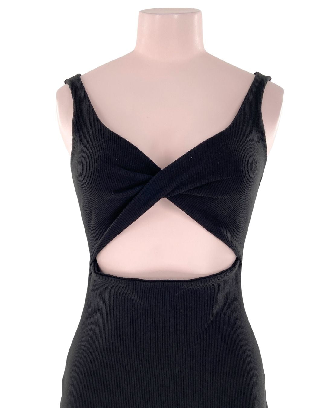 Vestido mini canale cut out