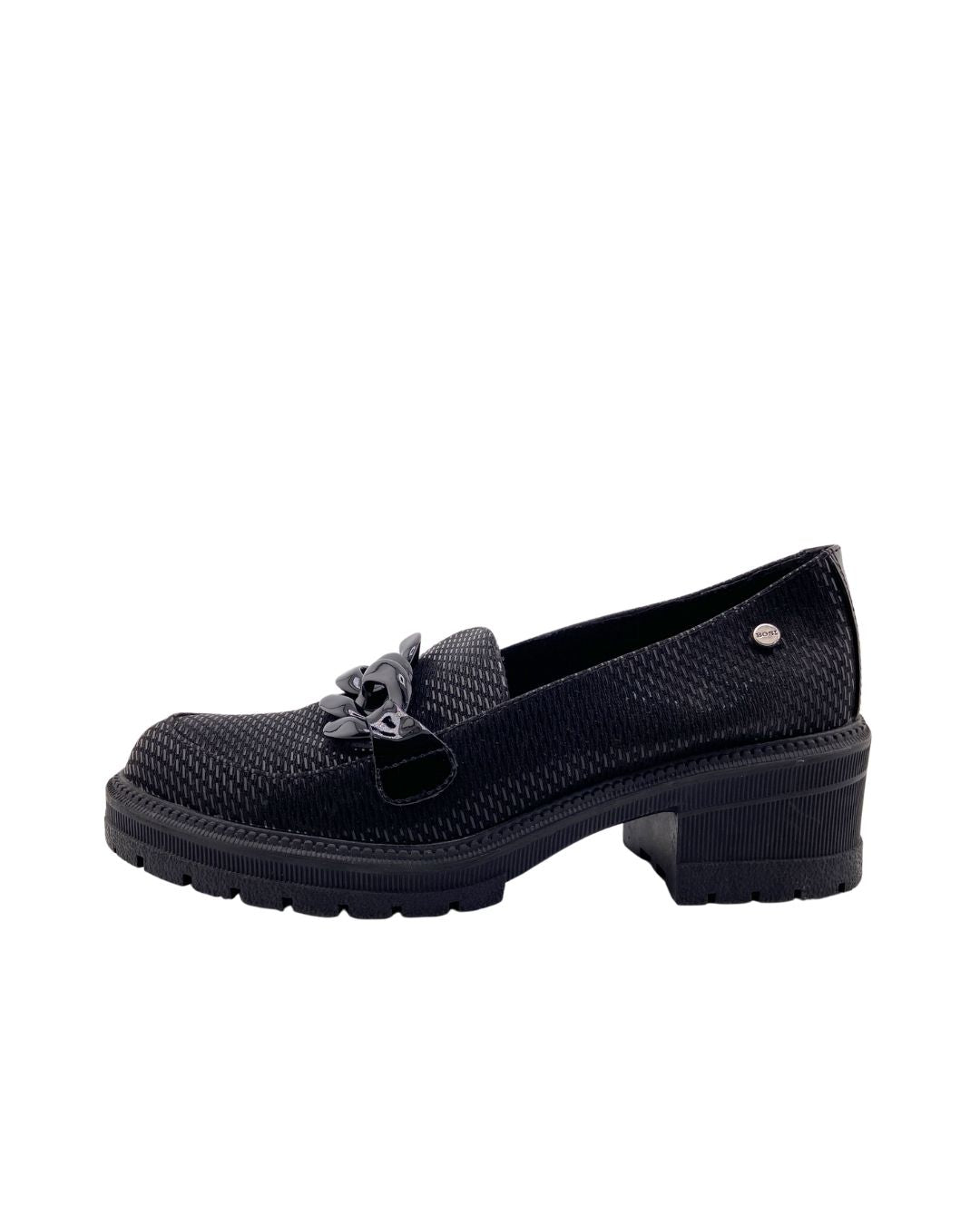 Loafers con textura eslabones