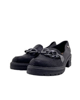 Loafers con textura eslabones