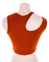 Blusa crop licrada cut out