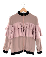 Chaqueta bomber con vuelo