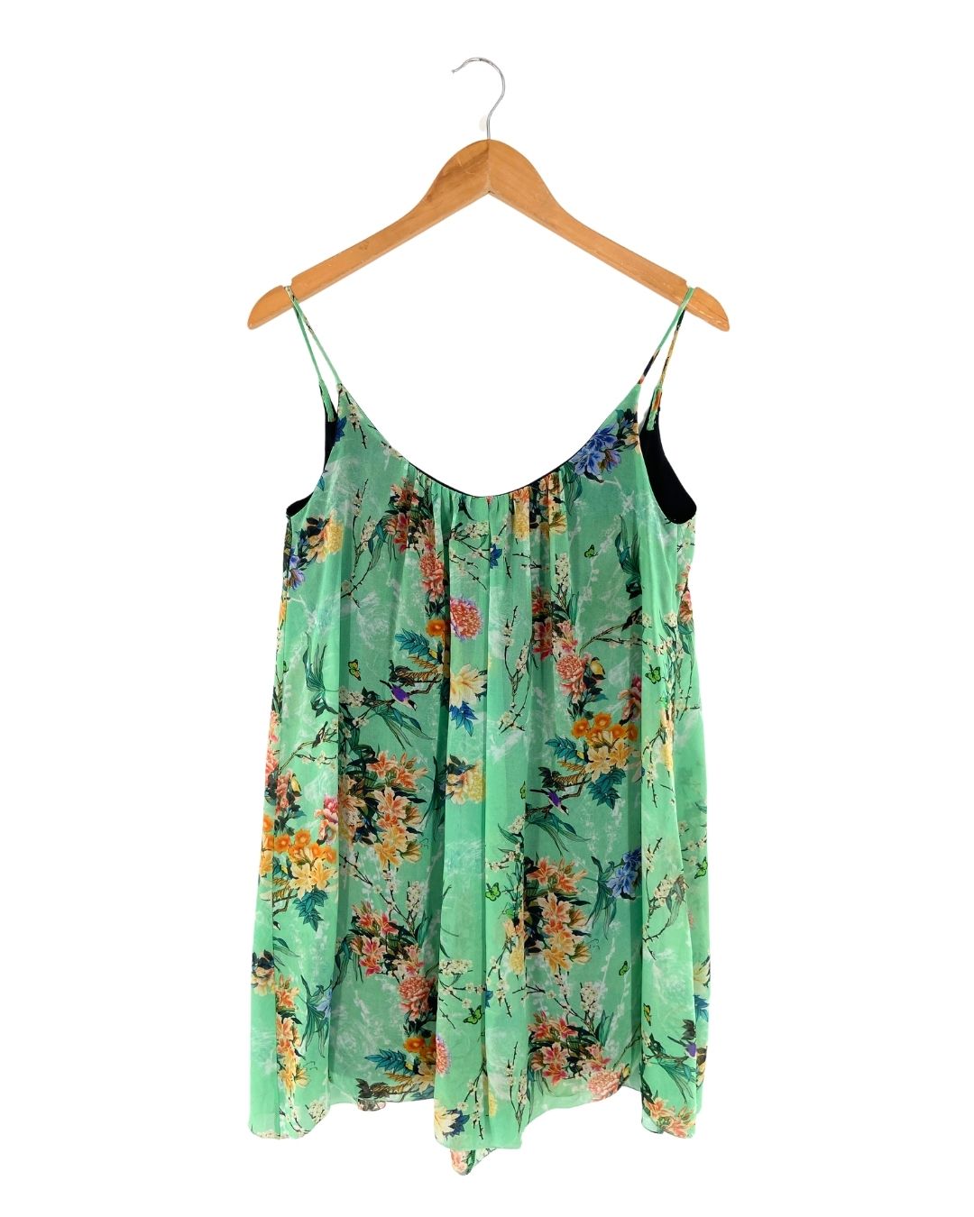 Vestido mini de tiras print