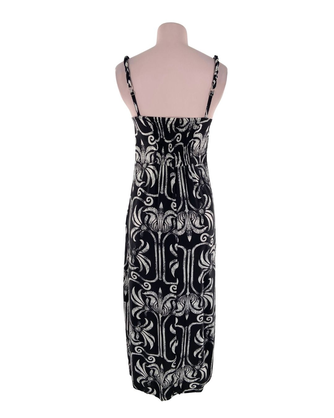 Maxi vestido de tiras con print