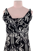 Maxi vestido de tiras con print