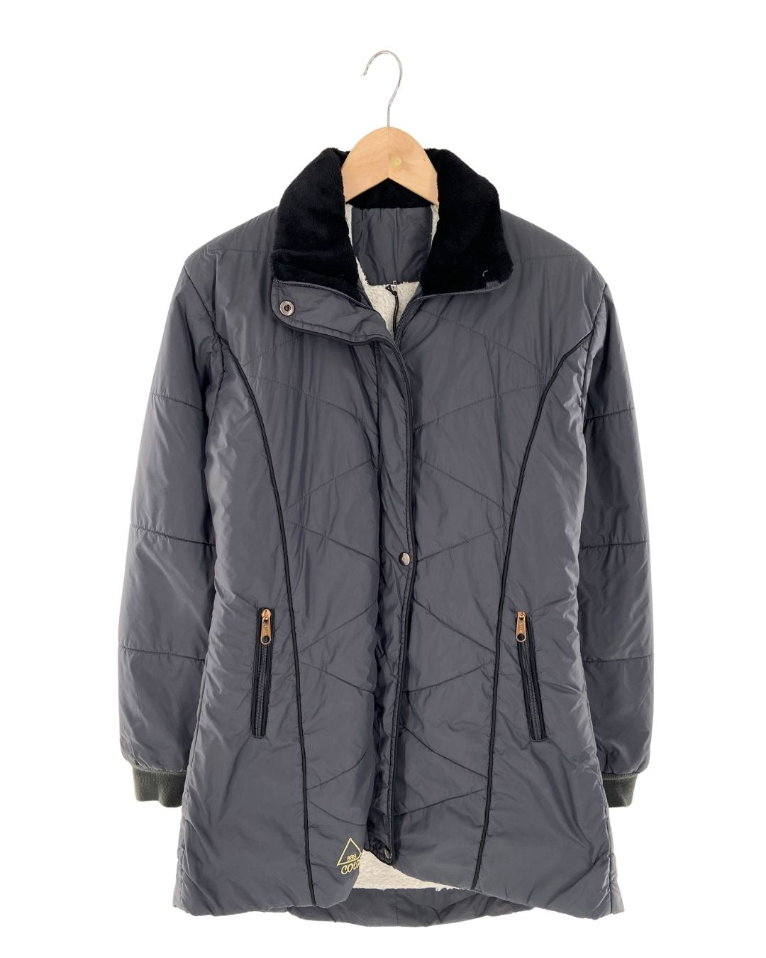 Chaqueta acolchada afelpada