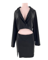 Vestido suit midi estructurado